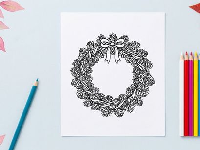 Holiday celebration with festive decorations