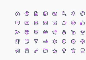 Liquid Icon Set 100+ excellent icons in three styles