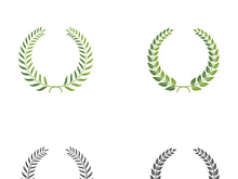 Logos of green Tree leaf ecology