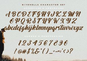 Biyonella - Retro Bold Script Font