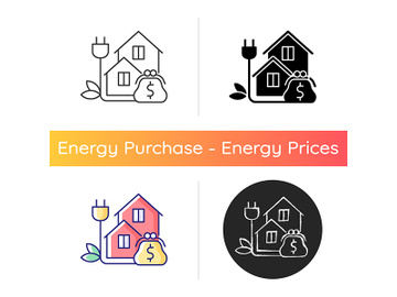 Green pricing program icon preview picture