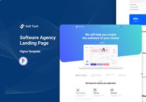 Soft Tech - Software Landing Page