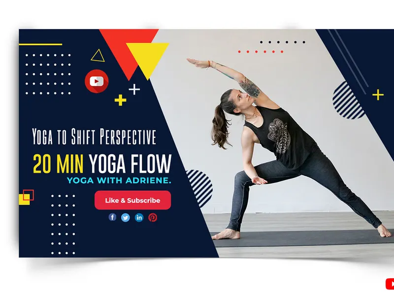 Yoga Youtube Thumbnails