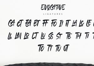 Evocative - Brush Font
