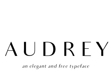 Audrey | FREE FONT preview picture