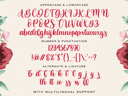 Butterfly - Lovely Calligraphy Font