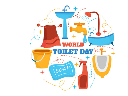 11 World Toilet Day Illustration