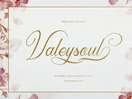 Valeysoul | Classic Calligraphy preview picture