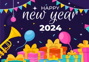 15 Happy New Year 2024 Illustration