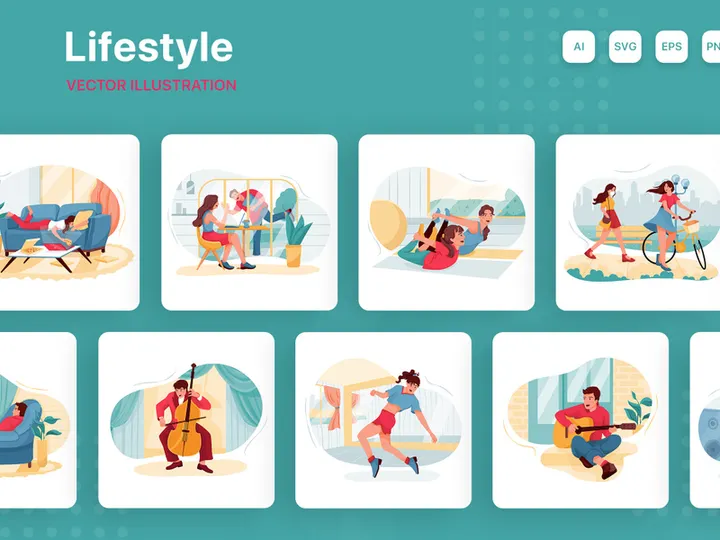 M174_Lifestyle Illustrations