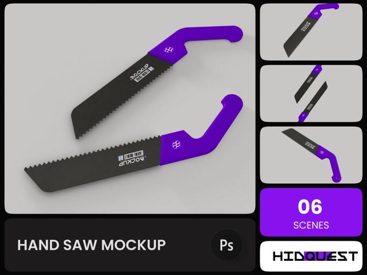 Hand Saw Mockup