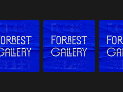 Forrest Gallery Modern Display Font