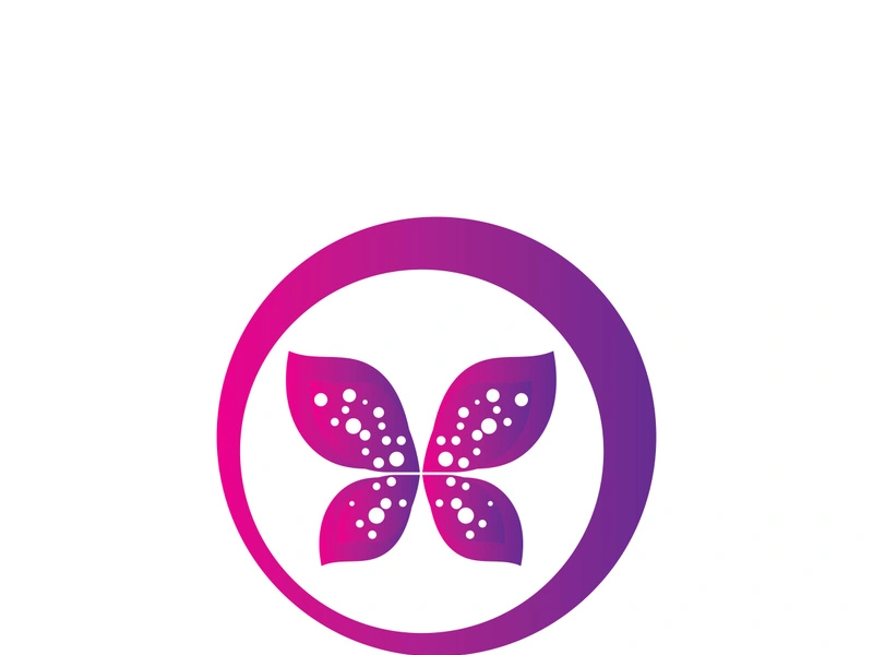 Beauty butterfly vector icon design
