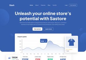 Slash - Saas store web template