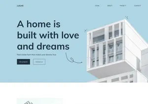 Lugar 🏡 | Real Estate Landing Page [Freebie]