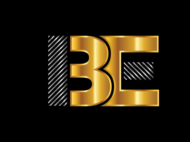 Initial Letter B E Logo Design Vector. Graphic Alphabet Symbol For Corporate Business Identity
