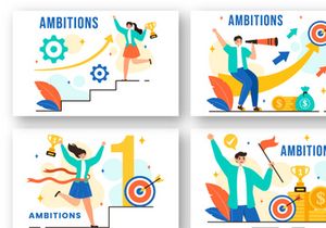 9 Ambition to Success Illustration