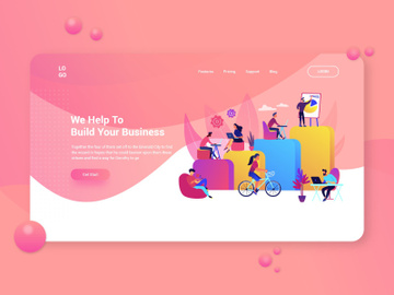 Free Business Landing Page preview picture