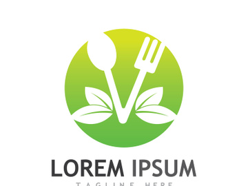 Spoon and fork logo design. preview picture