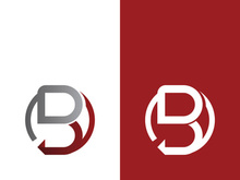 B letter logo template vector illustration