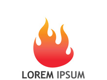 Fireball logo design with modern concept