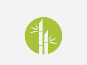 Green Bamboo Logo, vector illustration Design