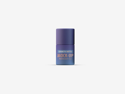 Small Cosmetic Bottle Mockup [Free]