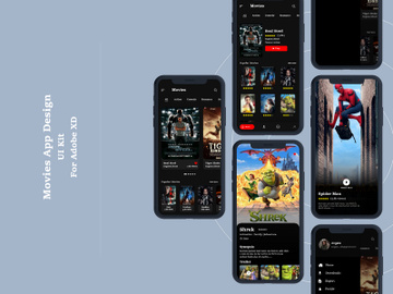 Movies App design 1 preview picture