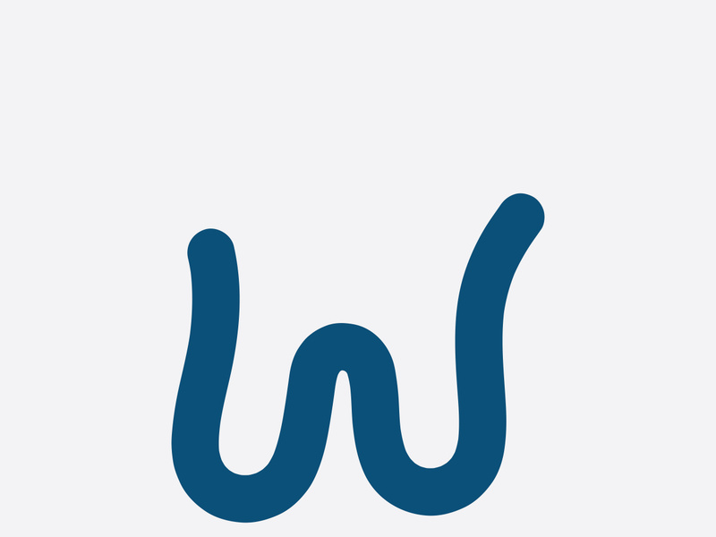 W Letter Logo Template design