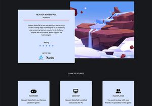 Gamedust - Web Theme for Figma