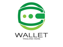 e wallet logo design illustration icon with a simple modern concept, for electronic wallets, digital money storage applications, digital savings, digital money transactions,vector