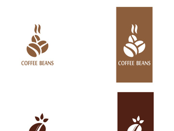 Premium coffee bean logo design. preview picture