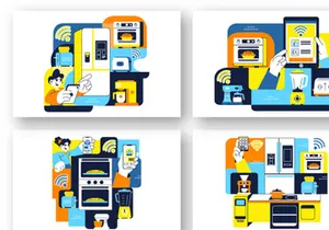 10 Smart Kitchen Appliances Illustration