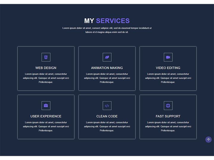 Service Website Landing Page Template