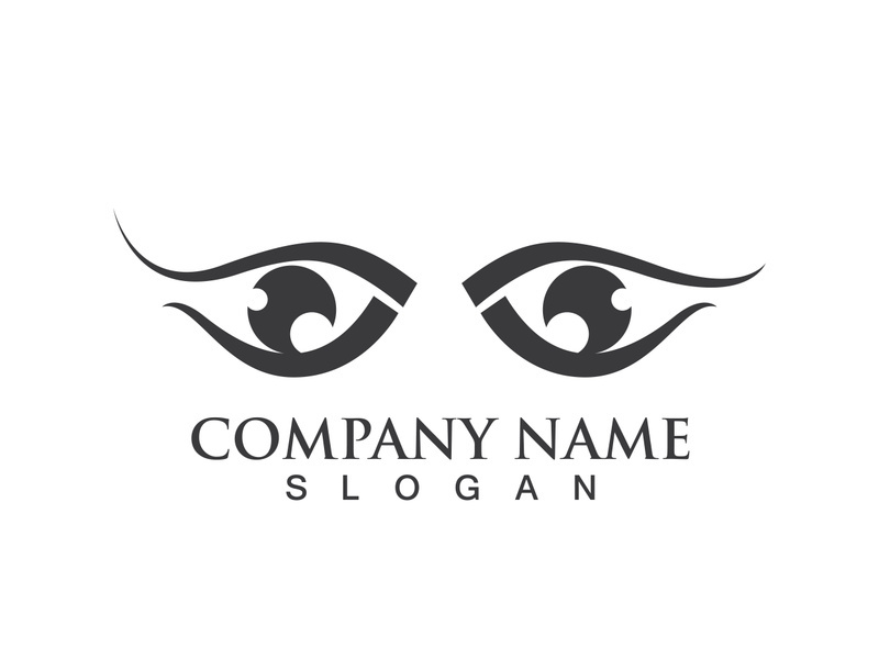 Eye Care vector logo design