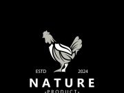 Chicken Farm logo design, animal icon for groceries, butcher shop, farmer market livestock template