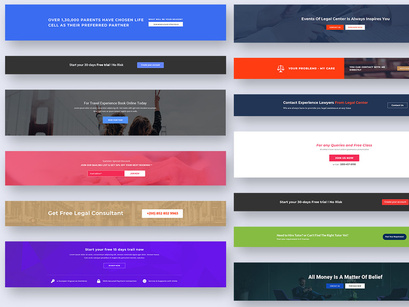 23 Call To Action Widgets for Web UI Kit Ver-02