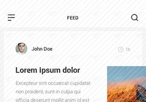 MNML Free App Design UI Kit
