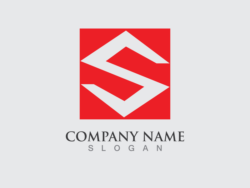 S letter logo initial company name