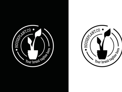 Houseplant Logo Templates