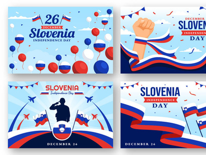 13 Slovenia Independence Day Illustration