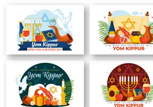 12 Yom Kippur Celebration Illustration