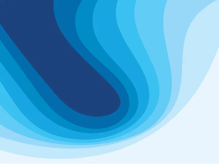 Wave blue water wallpaper background vector