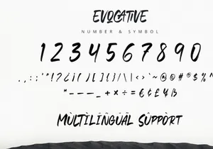 Evocative - Brush Font