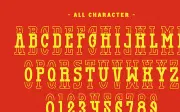Famous Stacked - Vintage Stacked Font