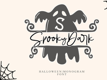 Spooky Dark Monogram preview picture