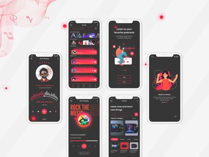 Music Beatser App Ui Kit v1.0