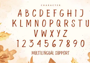 Golden Harvest - Handwritten Font