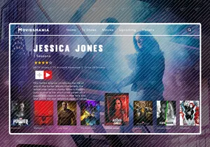 Movie Cinema Website Design
