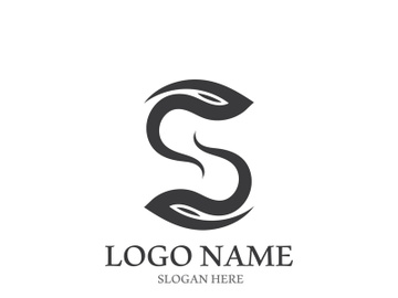 S letter creative icon logo design elegant vector illustration preview picture